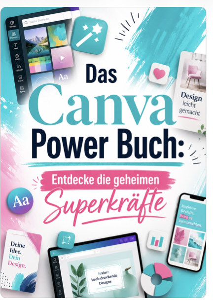 Buchcover: Das Canva Power Buch: Entdecke die geheimen Superkräfte